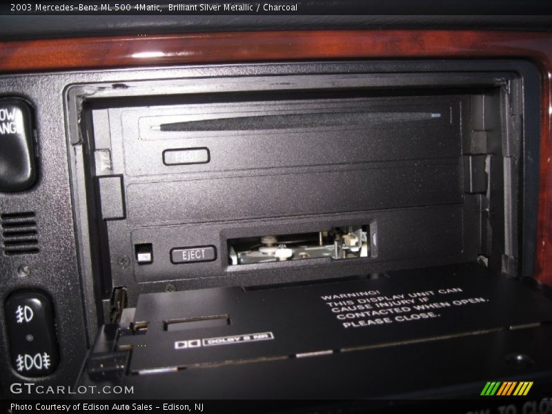 Brilliant Silver Metallic / Charcoal 2003 Mercedes-Benz ML 500 4Matic