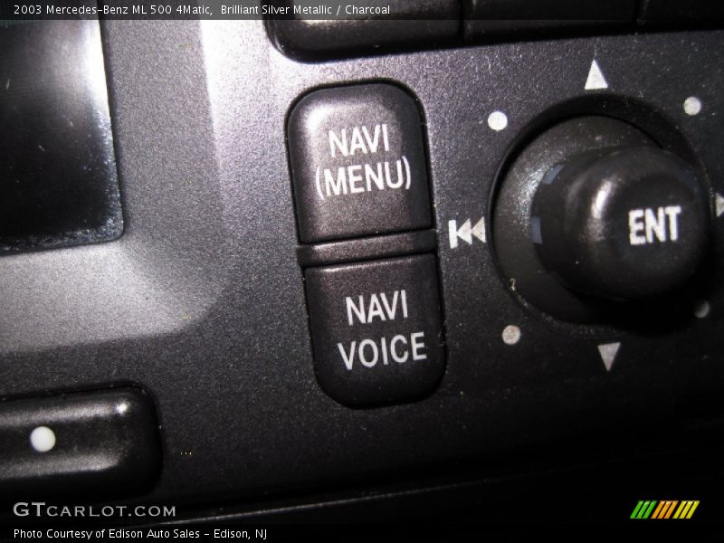 Brilliant Silver Metallic / Charcoal 2003 Mercedes-Benz ML 500 4Matic