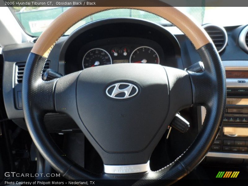 Obsidian Black / Black 2006 Hyundai Tiburon GT
