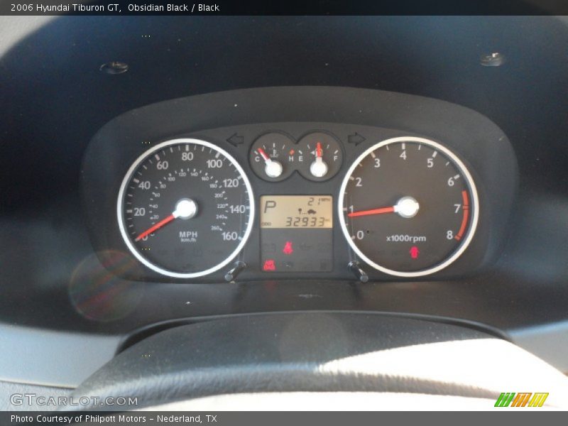 Obsidian Black / Black 2006 Hyundai Tiburon GT