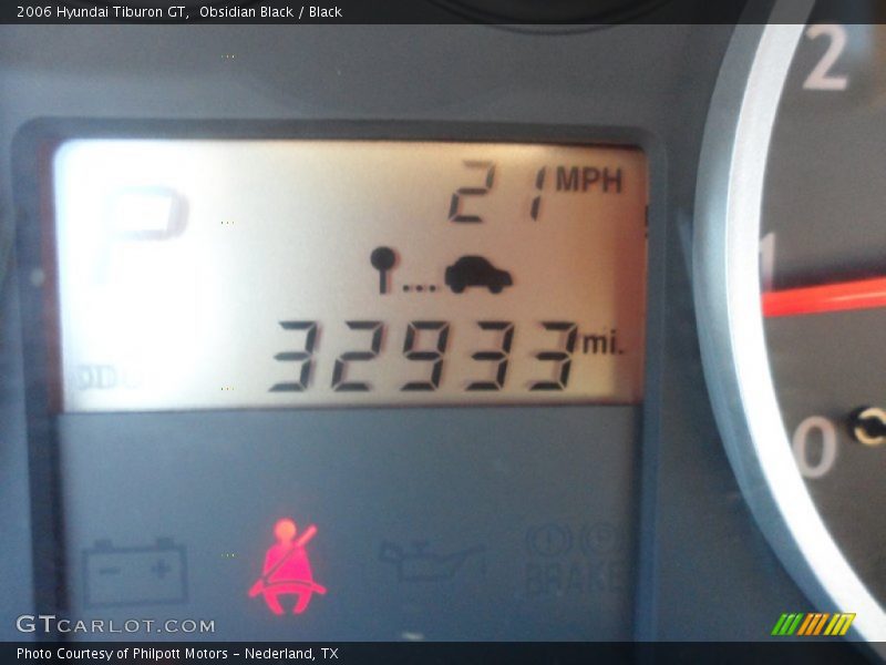 Obsidian Black / Black 2006 Hyundai Tiburon GT