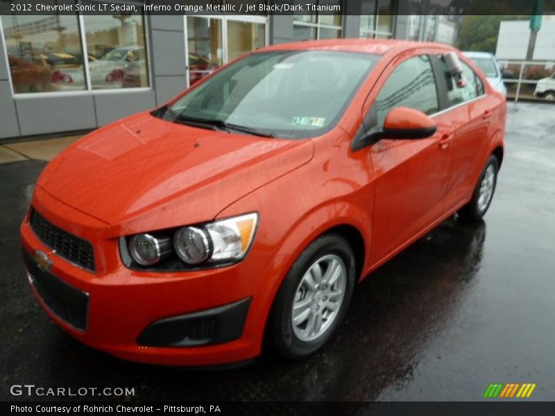 Front 3/4 View of 2012 Sonic LT Sedan