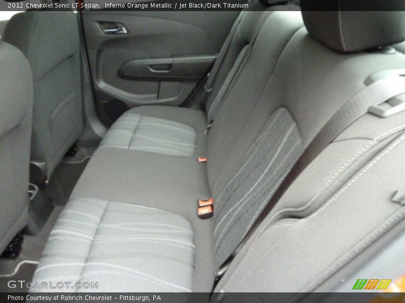  2012 Sonic LT Sedan Jet Black/Dark Titanium Interior