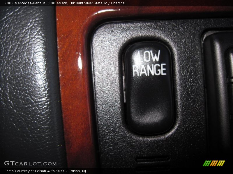 Brilliant Silver Metallic / Charcoal 2003 Mercedes-Benz ML 500 4Matic