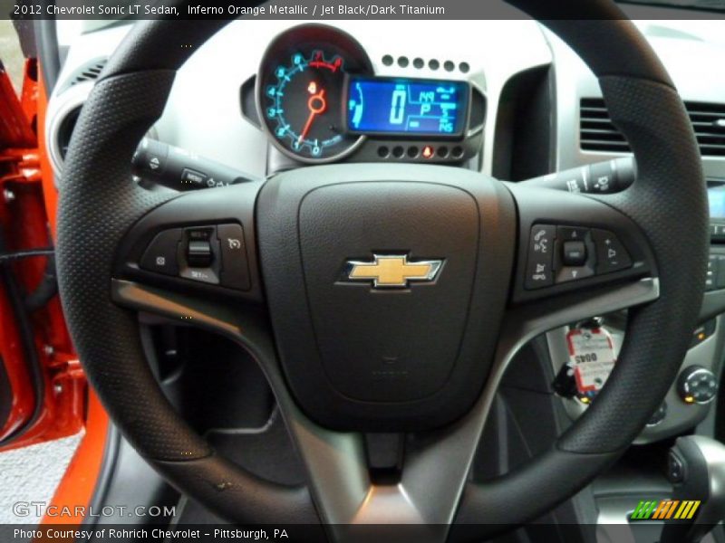  2012 Sonic LT Sedan Steering Wheel