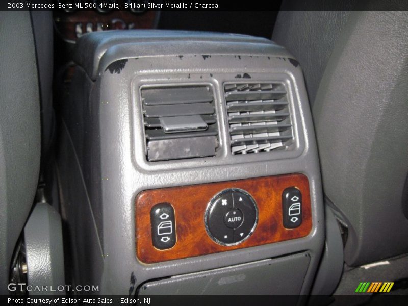 Brilliant Silver Metallic / Charcoal 2003 Mercedes-Benz ML 500 4Matic
