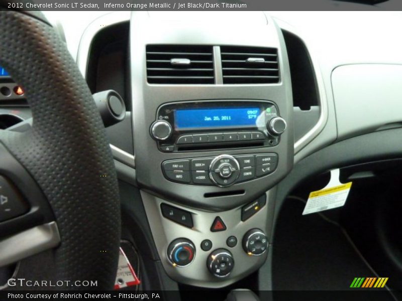 Controls of 2012 Sonic LT Sedan