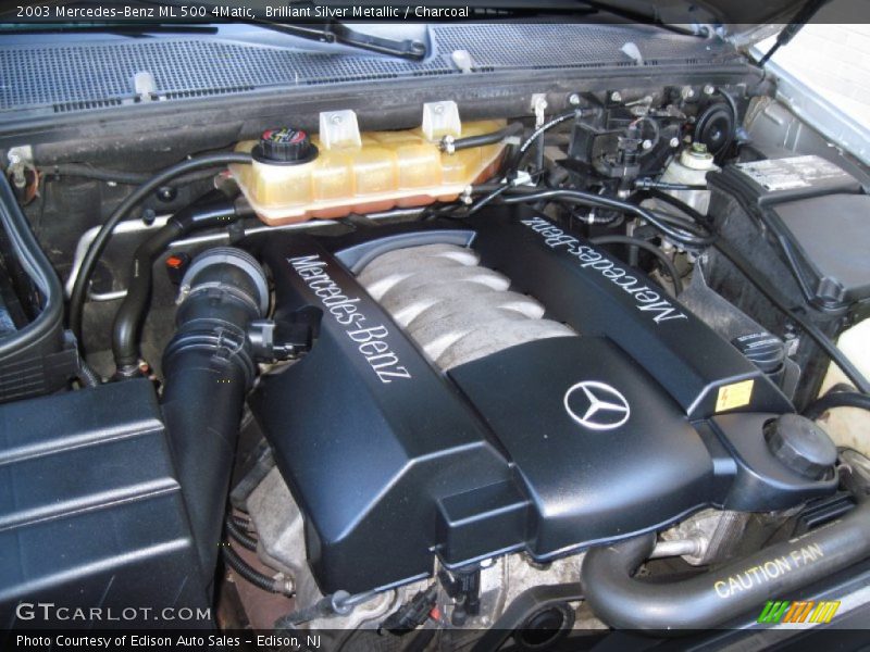  2003 ML 500 4Matic Engine - 5.0 Liter SOHC 24-Valve V8