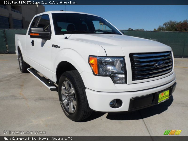 Oxford White / Black 2011 Ford F150 STX SuperCab