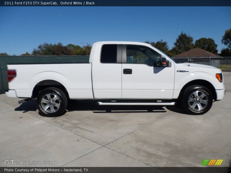 Oxford White / Black 2011 Ford F150 STX SuperCab