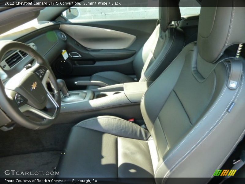Summit White / Black 2012 Chevrolet Camaro LT/RS Convertible