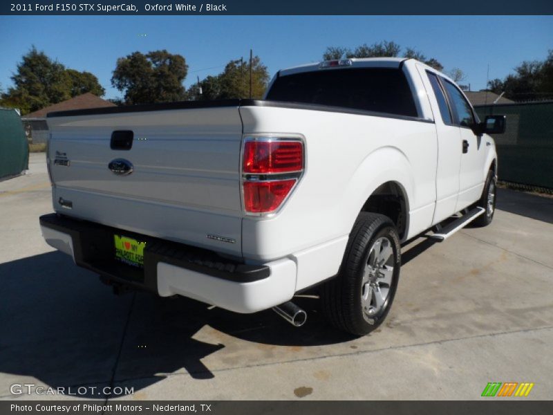 Oxford White / Black 2011 Ford F150 STX SuperCab