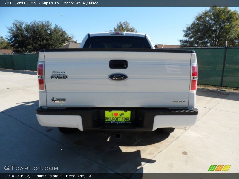 Oxford White / Black 2011 Ford F150 STX SuperCab