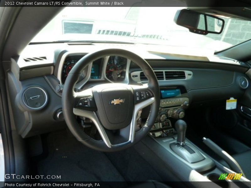 Dashboard of 2012 Camaro LT/RS Convertible