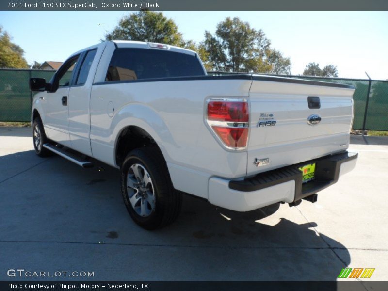 Oxford White / Black 2011 Ford F150 STX SuperCab
