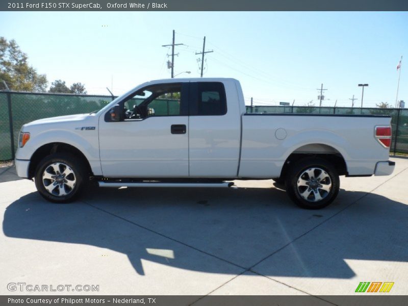 Oxford White / Black 2011 Ford F150 STX SuperCab