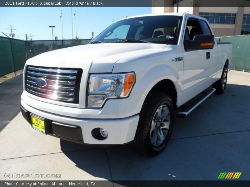Oxford White / Black 2011 Ford F150 STX SuperCab