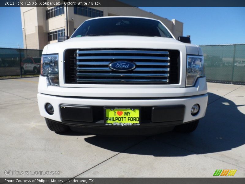 Oxford White / Black 2011 Ford F150 STX SuperCab