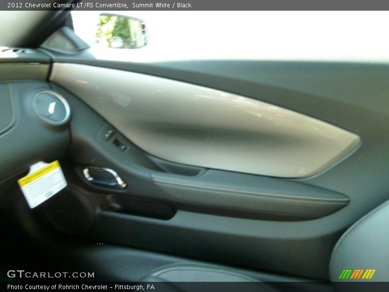 Summit White / Black 2012 Chevrolet Camaro LT/RS Convertible