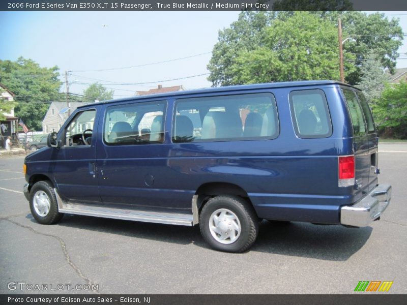 True Blue Metallic / Medium Flint Grey 2006 Ford E Series Van E350 XLT 15 Passenger