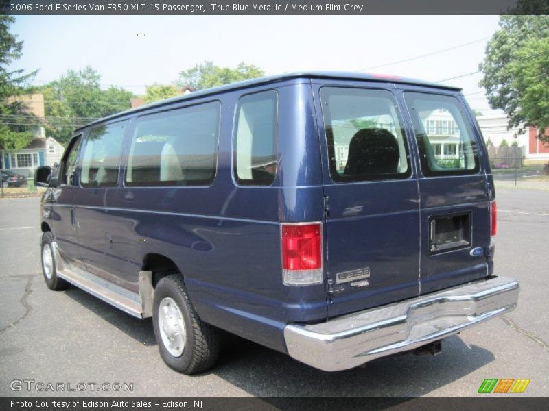 True Blue Metallic / Medium Flint Grey 2006 Ford E Series Van E350 XLT 15 Passenger