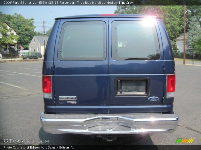 True Blue Metallic / Medium Flint Grey 2006 Ford E Series Van E350 XLT 15 Passenger