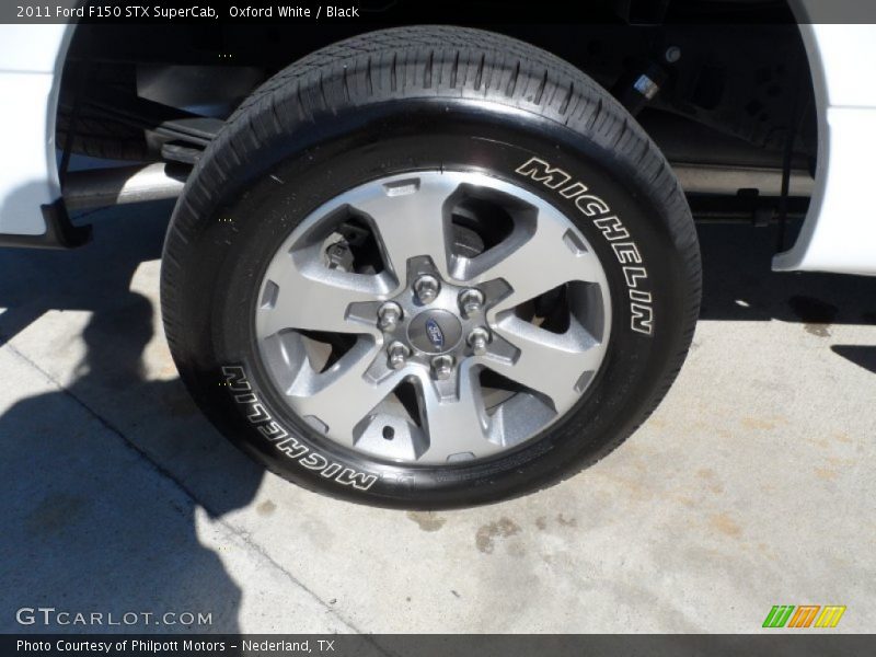 Oxford White / Black 2011 Ford F150 STX SuperCab