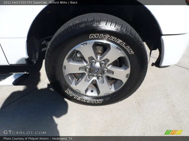 Oxford White / Black 2011 Ford F150 STX SuperCab