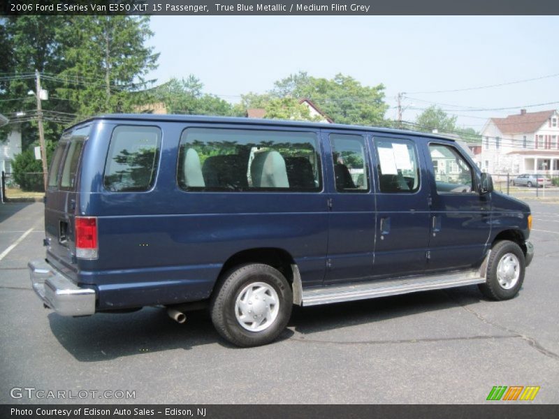 True Blue Metallic / Medium Flint Grey 2006 Ford E Series Van E350 XLT 15 Passenger