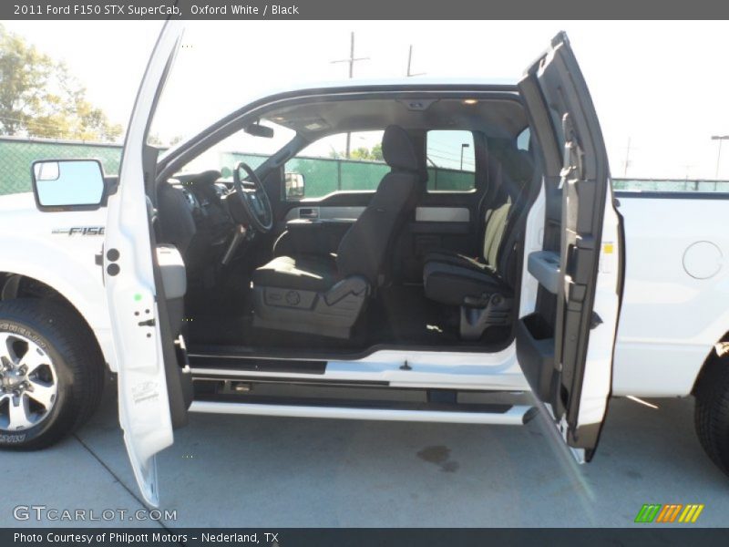 Oxford White / Black 2011 Ford F150 STX SuperCab