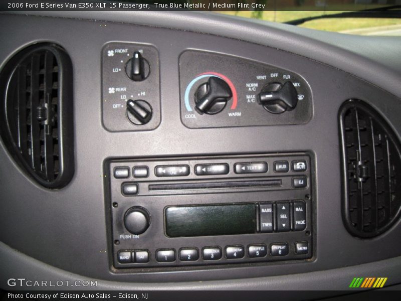 True Blue Metallic / Medium Flint Grey 2006 Ford E Series Van E350 XLT 15 Passenger