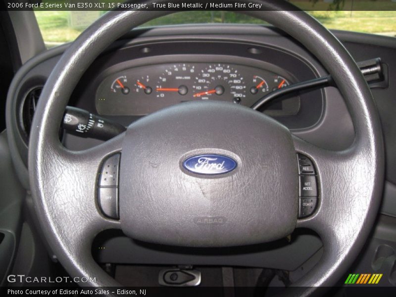 True Blue Metallic / Medium Flint Grey 2006 Ford E Series Van E350 XLT 15 Passenger