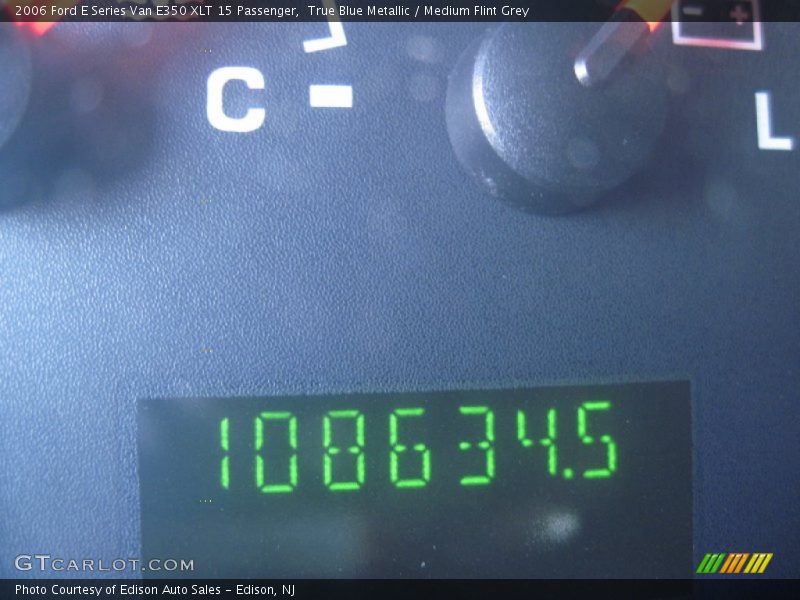 True Blue Metallic / Medium Flint Grey 2006 Ford E Series Van E350 XLT 15 Passenger