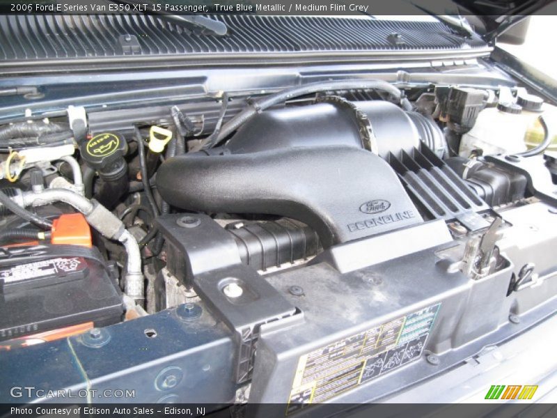 True Blue Metallic / Medium Flint Grey 2006 Ford E Series Van E350 XLT 15 Passenger