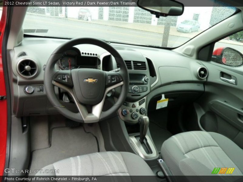 Dashboard of 2012 Sonic LT Sedan