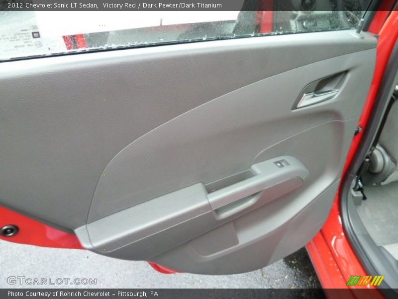 Victory Red / Dark Pewter/Dark Titanium 2012 Chevrolet Sonic LT Sedan