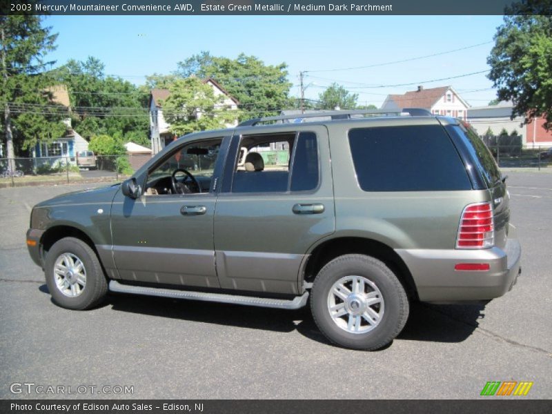 Estate Green Metallic / Medium Dark Parchment 2003 Mercury Mountaineer Convenience AWD