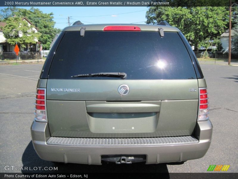 Estate Green Metallic / Medium Dark Parchment 2003 Mercury Mountaineer Convenience AWD