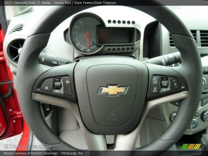  2012 Sonic LT Sedan Steering Wheel