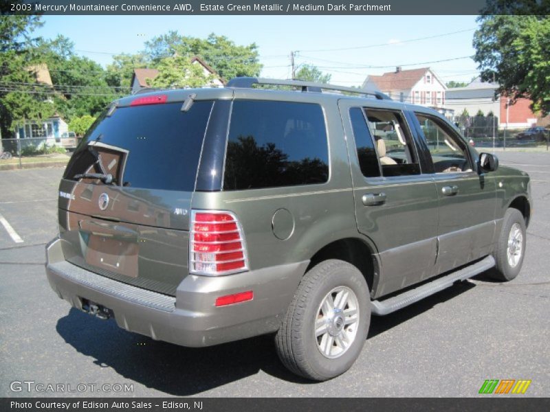 Estate Green Metallic / Medium Dark Parchment 2003 Mercury Mountaineer Convenience AWD