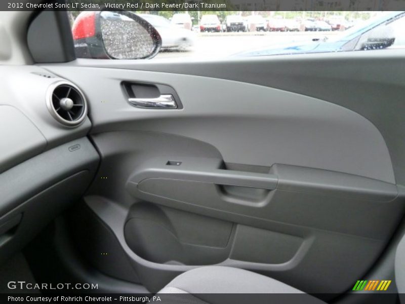 Victory Red / Dark Pewter/Dark Titanium 2012 Chevrolet Sonic LT Sedan