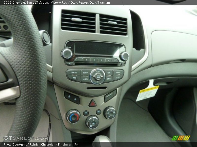 Controls of 2012 Sonic LT Sedan