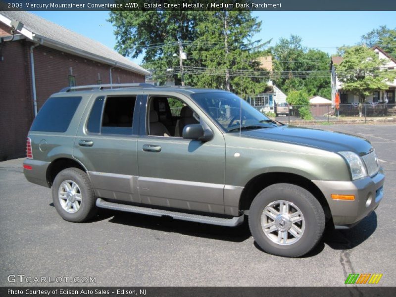 Estate Green Metallic / Medium Dark Parchment 2003 Mercury Mountaineer Convenience AWD