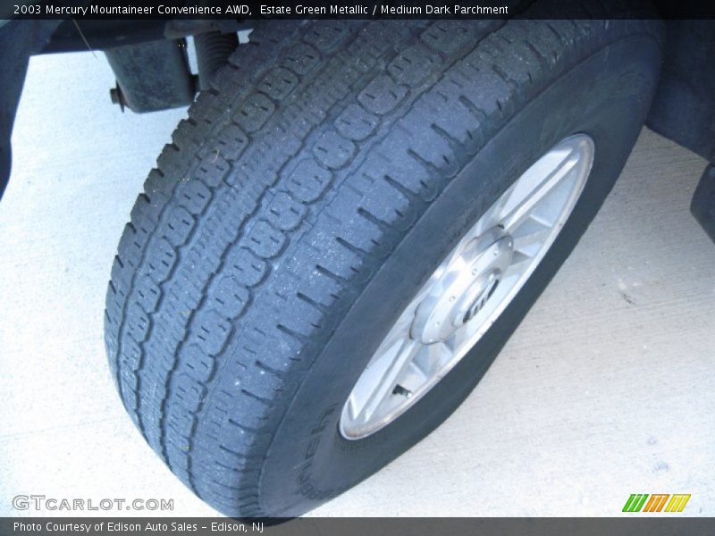 Estate Green Metallic / Medium Dark Parchment 2003 Mercury Mountaineer Convenience AWD