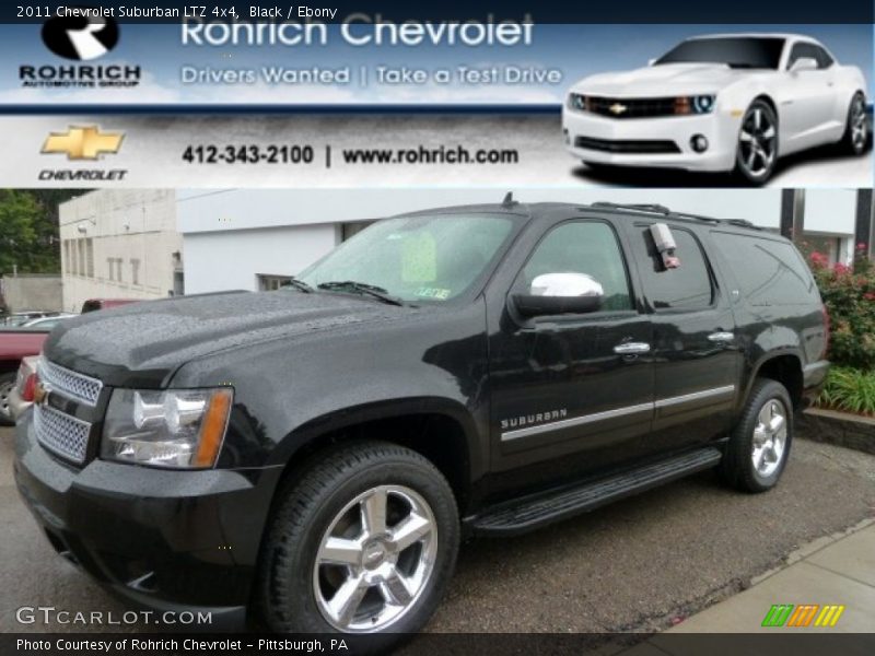 Black / Ebony 2011 Chevrolet Suburban LTZ 4x4