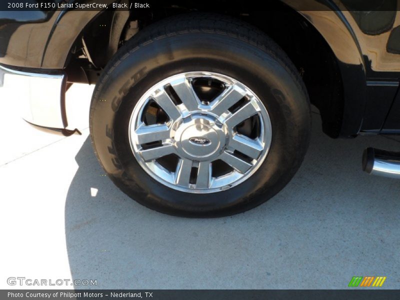 Black / Black 2008 Ford F150 Lariat SuperCrew