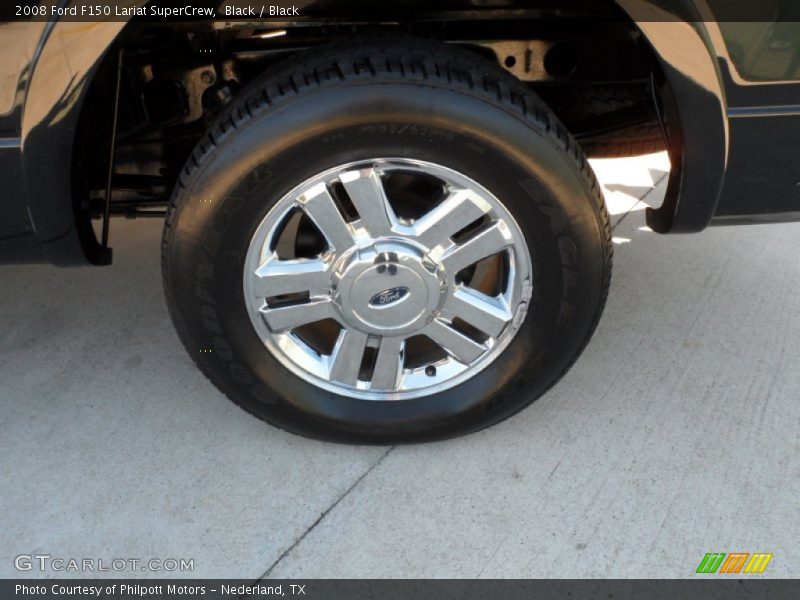 Black / Black 2008 Ford F150 Lariat SuperCrew