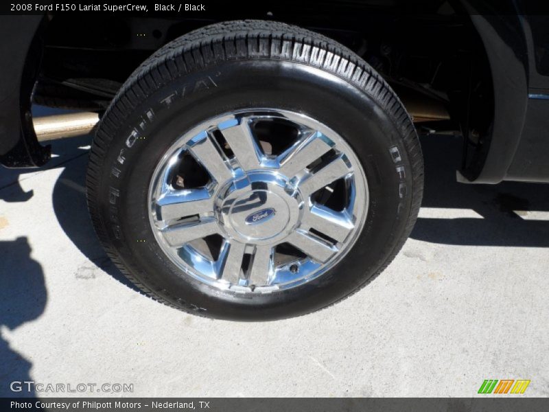 Black / Black 2008 Ford F150 Lariat SuperCrew