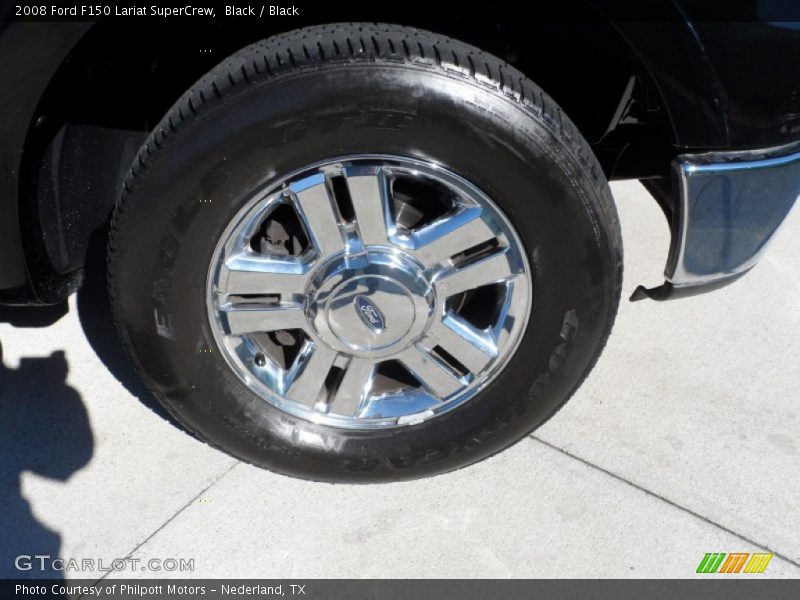 Black / Black 2008 Ford F150 Lariat SuperCrew
