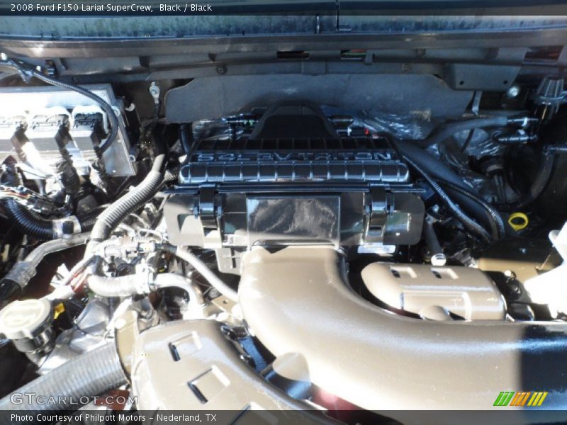 Black / Black 2008 Ford F150 Lariat SuperCrew